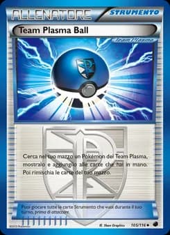 Team Plasma Ball card in Italian