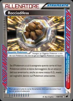 Rocciodifesa card in Italian