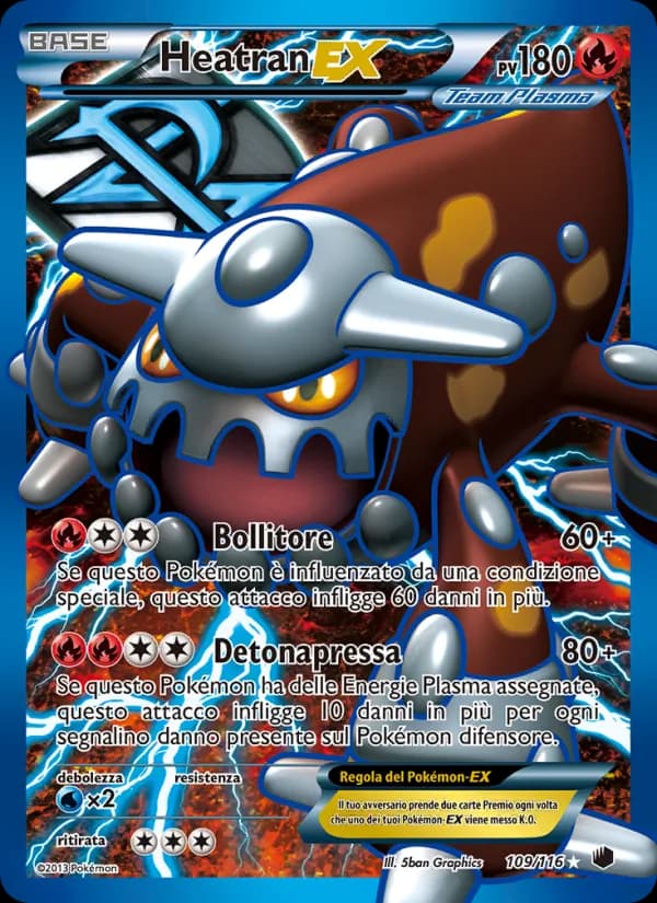 Heatran-EX card in Italian