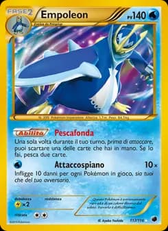 Empoleon card in Italian