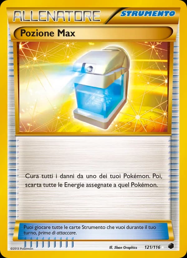 Pozione Max card in Italian