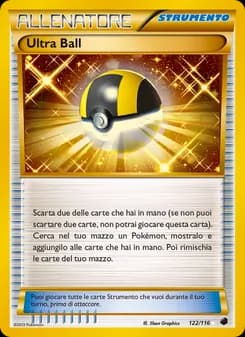 Ultra Ball card in Italian