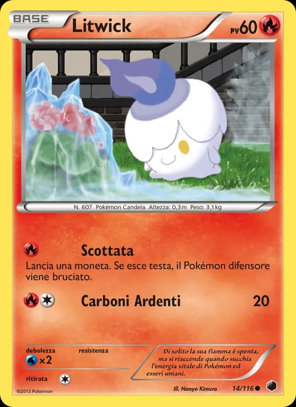 Litwick card in Italian