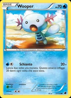 Wooper card in Italian