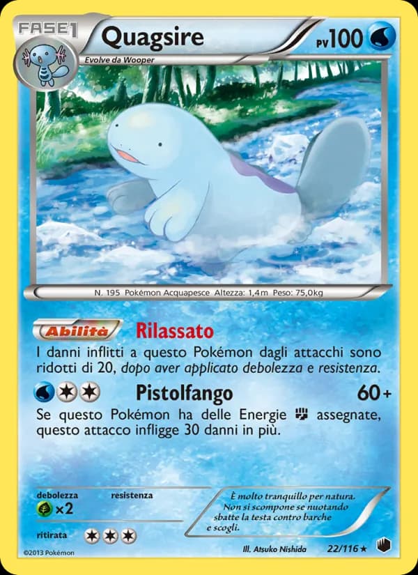 Quagsire card in Italian