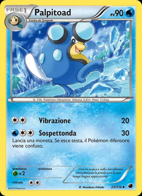 Palpitoad card in Italian
