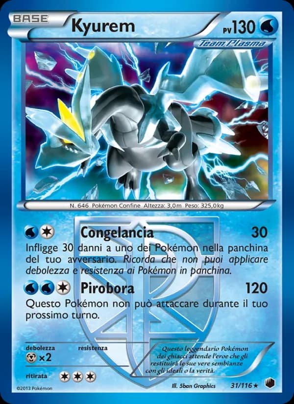 Kyurem card in Italian