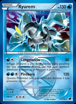 Kyurem card in Italian