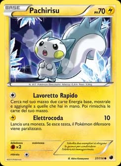 Pachirisu card in Italian