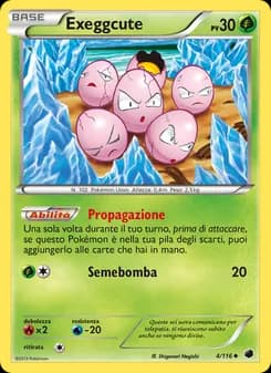 Exeggcute card in Italian