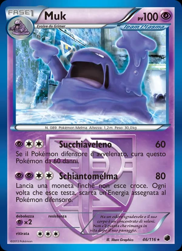 Muk card in Italian