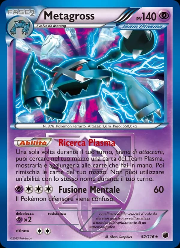 Metagross card in Italian