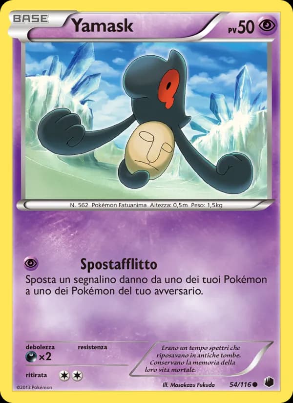 Yamask card in Italian