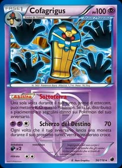 Cofagrigus card in Italian