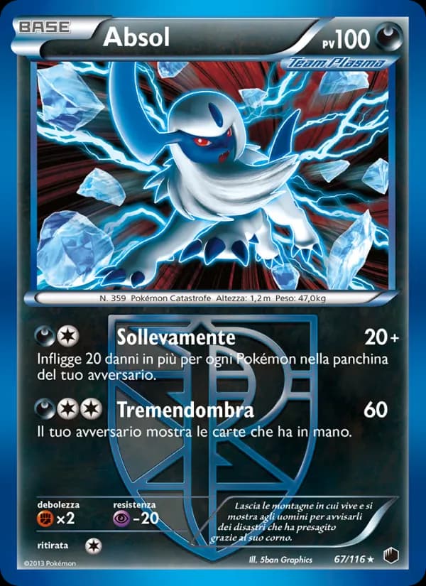 Absol card in Italian