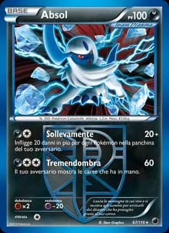 Absol card in Italian