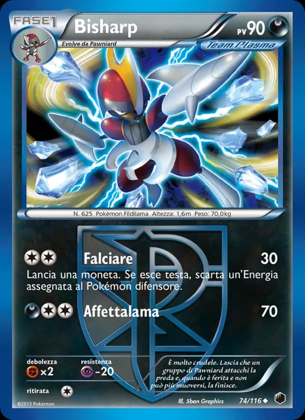 Bisharp card in Italian