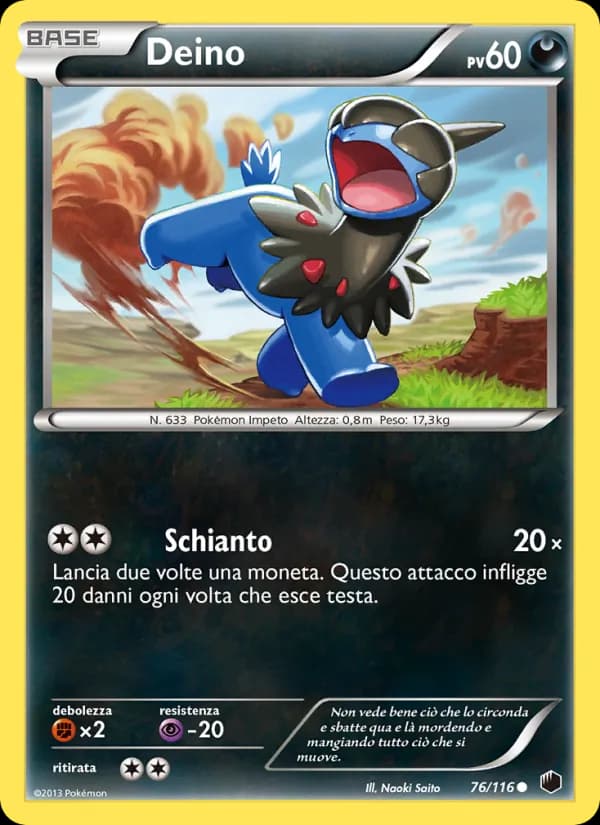Deino card in Italian