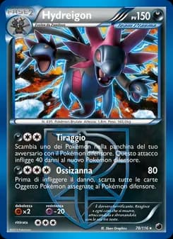 Hydreigon card in Italian