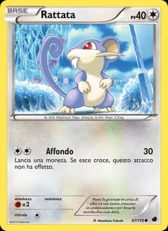 Rattata card in Italian