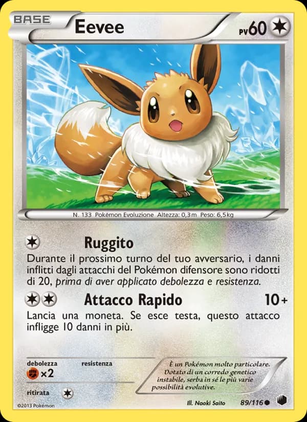 Eevee card in Italian
