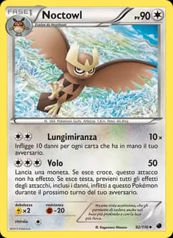 Noctowl card in Italian
