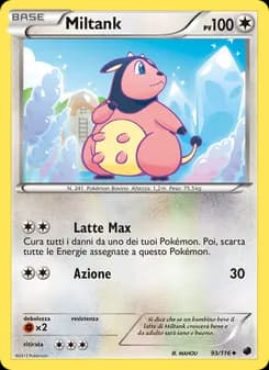 Miltank card in Italian