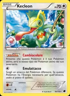 Kecleon card in Italian