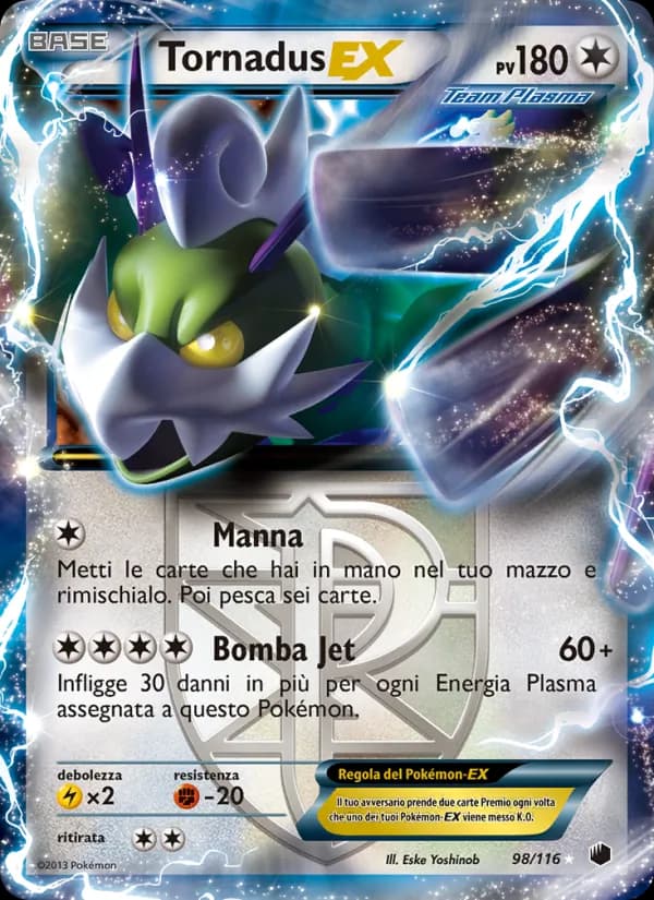 Tornadus-EX card in Italian