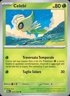 Celebi card in Italian