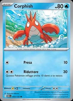 Corphish card in Italian