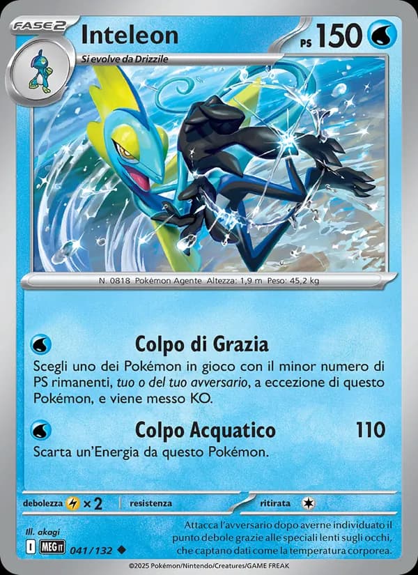 Inteleon card in Italian
