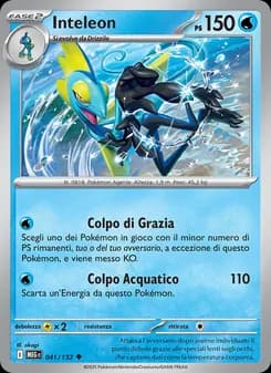 Inteleon card in Italian