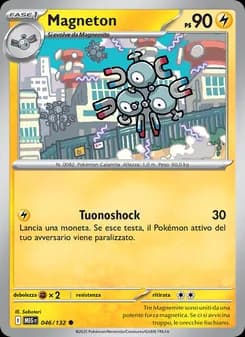 Magneton card in Italian
