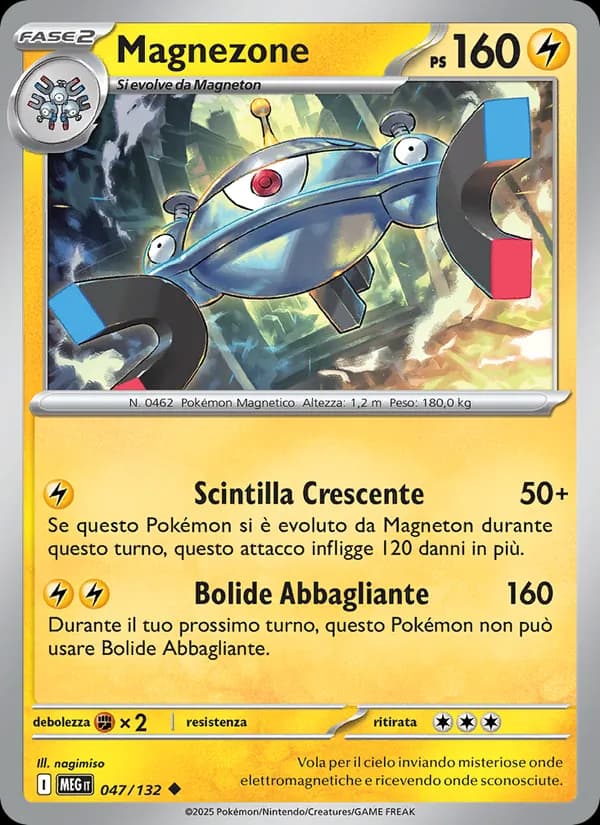 Magnezone card in Italian