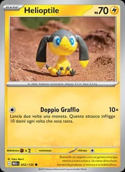 Helioptile card in Italian