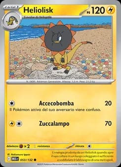 Heliolisk card in Italian
