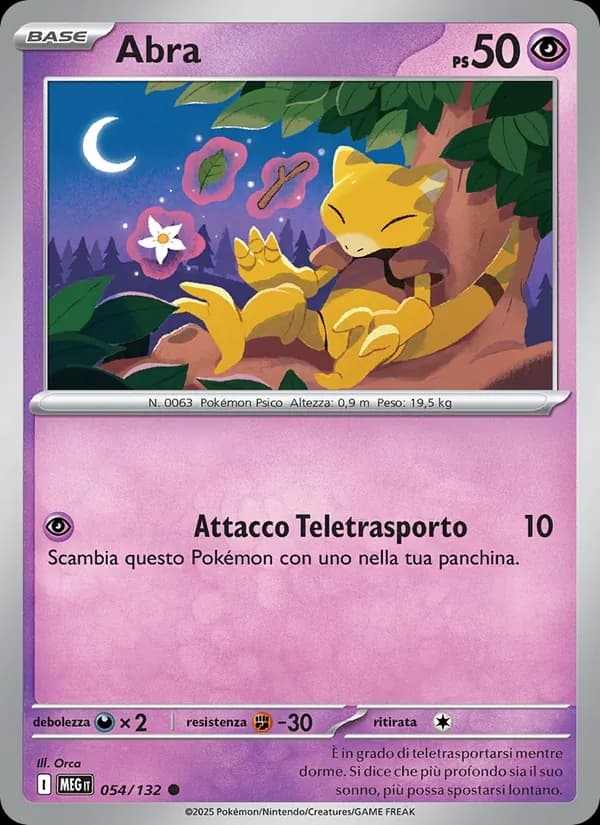 Abra card in Italian