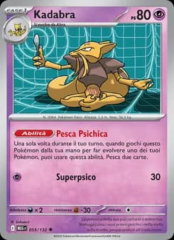 Kadabra card in Italian