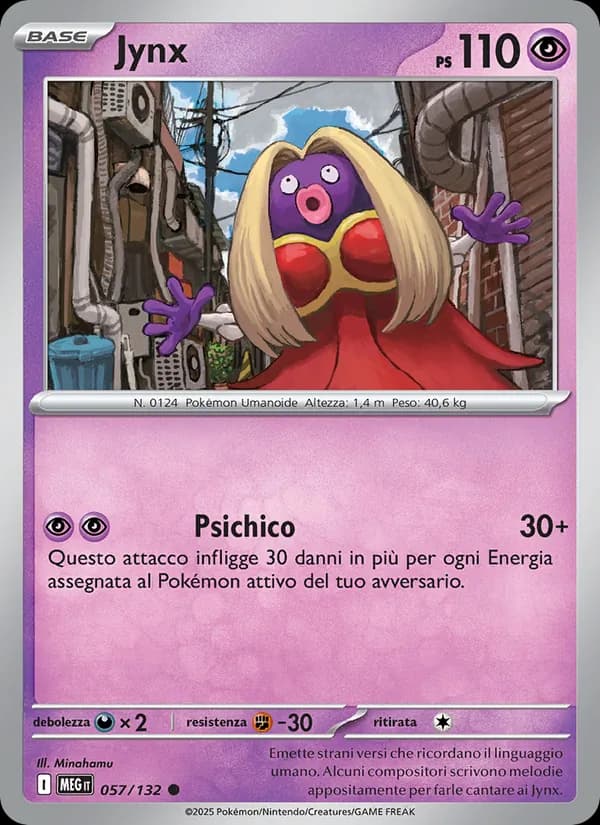 Jynx card in Italian