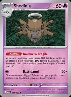 Shedinja card in Italian