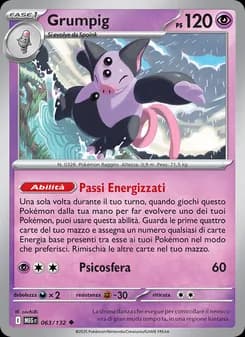 Grumpig card in Italian