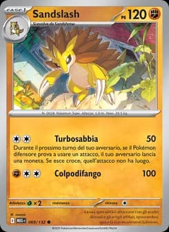 Sandslash card in Italian
