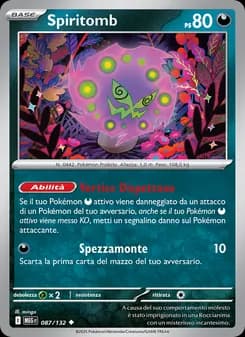 Spiritomb card in Italian