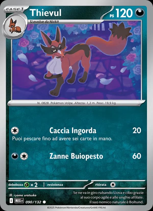 Thievul card in Italian