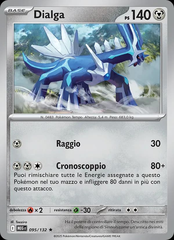 Dialga card in Italian