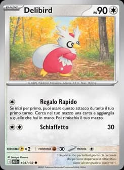 Delibird card in Italian
