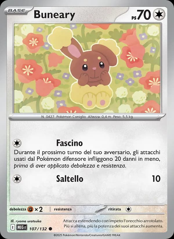Buneary card in Italian