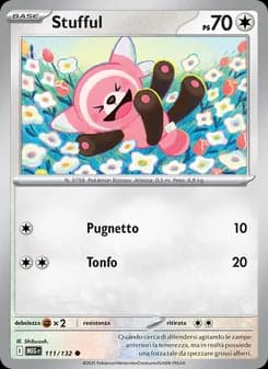 Stufful card in Italian