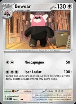 Bewear card in Italian